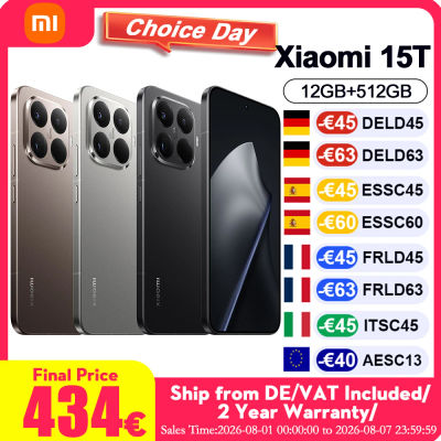 Versión Global Xiaomi 15T, Teléfono Inteligente Ultrafino, 12GB 256GB, Cámara Triple Laica Profesional, Pantalla Inmersiva de 6.83'', Cuerpo Delgado de 7.5mm