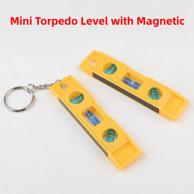 Mini nivel de burbuja de 3 con llavero, nivel de burbuja, gradiente Horizontal Vertical, medición de nivel de instalación de electrodomésticos para muebles