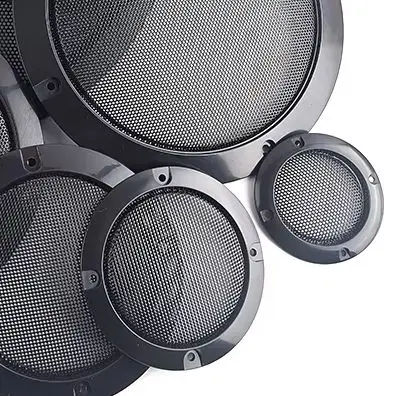 Altavoz con carcasa de malla para el hogar y el coche de alta calidad, 2, 3, 4, 5, 6, 8, 10 pulgadas, cubierta de red, marco de plástico, rejillas de alambre de hierro y Metal