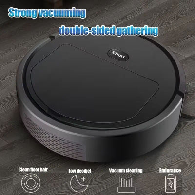 Aspiradora Robótica Automática Portátil Mini para el Hogar 2026, Recargable por USB, Seco y Húmedo, Tres en Uno, para Limpieza del Hogar