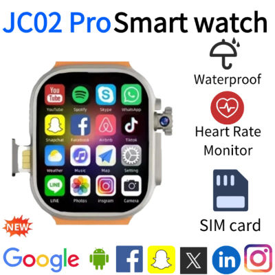 Reloj Inteligente 5G JC02 Pro con Tarjeta SIM, Cámara Giratoria, Android 9.0, Bluetooth, GPS, Google Play, Versión Global