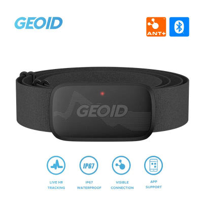 GEOID-Monitor de ritmo cardíaco HS500, equipo de Fitness, Ant, Bluetooth, Sensor de ritmo cardíaco con correa para el pecho, luz LED de seguimiento