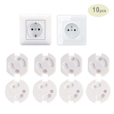 Fundas de seguridad para bebés, 10 unidades, protectores de salida de plástico eléctricos, protección de seguridad para niños
