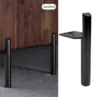 Patas modernas de Metal negro mate para muebles, patas de soporte de 15cm para accesorios de herrajes para cama y gabinete, patas para muebles, 4 Uds.