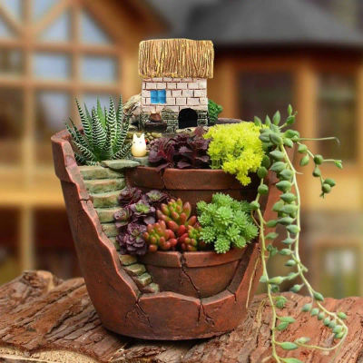 Maceta suculenta redonda creativa nórdica, maceta suculenta perezosa, planta suculenta, mini maceta de resina de dibujos animados