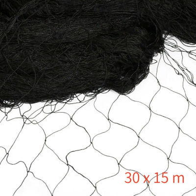 Red para pájaros de 30 x 15 m, malla de nailon resistente para jardín, protege árboles frutales, plantas y verduras, red para pájaros