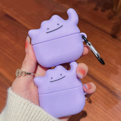 Funda Protectora para Airpods 4 con Diseño de Fantasma 3D, Compatible con Airpods 1, 2, Pro 2, 3, Estuche de Carga para Auriculares Inalámbricos, Funda para Lápiz Stylus