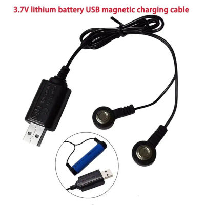 Cargador de batería de litio magnético, Cable de carga de batería USB Universal, cargador magnético USB de 3,7 V y 4,2 V, 1 ud.