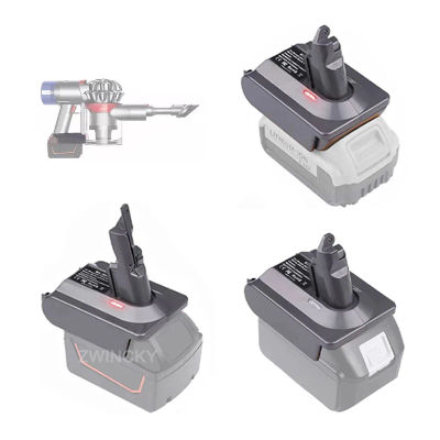 Adaptador convertidor de batería para Makita/Dewal/Milwaukee/Bosch/Ryobi, batería de iones de litio de 18V para aspiradora Dyson V6 V7 V8 Animal