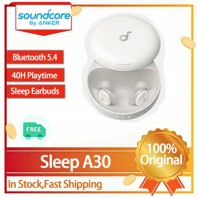 Auriculares inalámbricos Bluetooth Soundcore Sleep A30 - Reducción de ruido de alta frecuencia de -30dB ANC, audífonos intrauditivos pequeños de 800MAH
