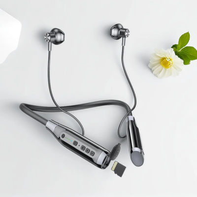 EARDECO 100 horas de resistencia auriculares Bluetooth banda para el cuello Auriculares inalámbricos Auriculares bajos Auriculares Bluetooth con micrófono estéreo