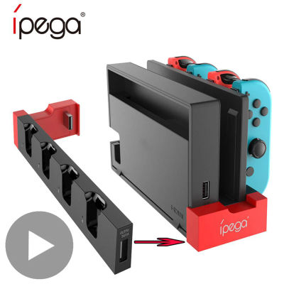 Control para Nintendo Switch y consola OLED Joycon Joy Con, base de carga, controlador de cargador de batería, Base de Nintendowitch