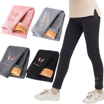2026 medias para niñas, pantalones forrados de lana para bebés, pantalones térmicos para niños, pantalones de moda de Otoño Invierno, mallas suaves de conejito de 3 a 8 años