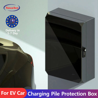 NovaACC-caja de estación de carga para conector de pared de coche Tesla EV, organizador de cables, cubierta impermeable para cargador de pared exterior