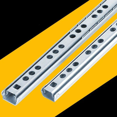 2 uds 8 "-20" pulgadas rodamiento de bolas cajón diapositivas muebles diapositivas rodamiento de bolas de acero diapositivas teclado gabinete cajón corredores