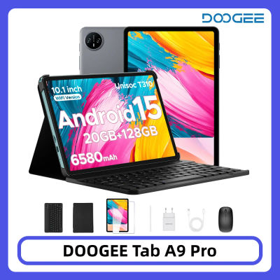 Tableta DOOGEE Tab A9 Pro con Pantalla HD de 10.1 Pulgadas, Android 15, 20 GB de RAM, 128 GB de ROM, Batería de Gran Capacidad de 6580 mAh, Altavoces Duales, 8MP+5MP, Tableta PC