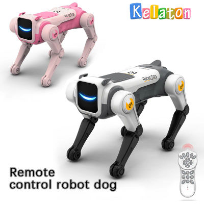 Perro Robot de Control Remoto de 2.4 GHz, Robot de Juguete Inteligente con Funciones de Canto y Baile, Divertido Regalo Electrónico para Niños Mayores de 8 Años