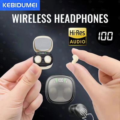 Auriculares Bluetooth 5,3 para dormir, miniauriculares inalámbricos para el trabajo, auriculares TWS estéreo ocultos con micrófono, llamada HD, resistentes al agua