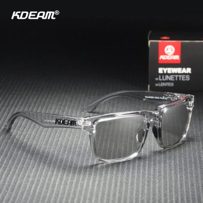 KDEAM gafas de sol cuadradas de gran tamaño para hombre, gafas de sol polarizadas fotocromáticas de gran tamaño, gafas de sol de moda para mujer, edición mejorada