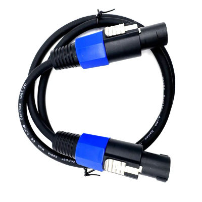Cable de altavoz Speakon macho a macho 12AWG grado profesional-conectores de bloqueo giratorio, sistemas DJ/PA, opciones de longitud de 1M/2M/3M/5M