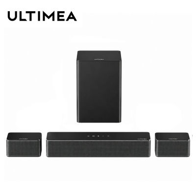 Barra de Sonido Envolvente Virtual ULTIMEA 5.1, Sistema de Sonido Envolvente 3D, Barra de Sonido para TV con Subwoofer y Altavoces Traseros, Poseidon D50