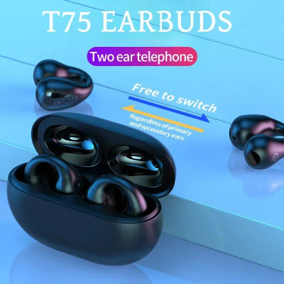 T75-auriculares inalámbricos de conducción ósea, audífonos deportivos con Bluetooth 5,3, calidad de sonido HiFi, resistentes al agua, TWS, originales, nuevos