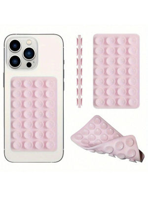 Soporte para teléfono con ventosa de silicona de doble cara, soporte Universal de 28 almohadillas para tableta y cargador