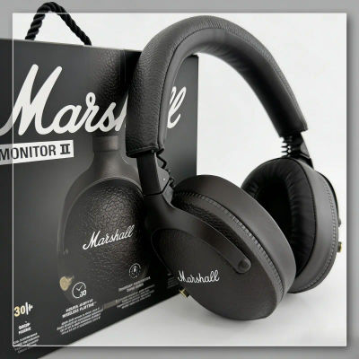 Nuevos auriculares inalámbricos con Bluetooth Marshall MONITOR II, auriculares plegables de graves pesados, auriculares con micrófono de música Retro Rock clásico
