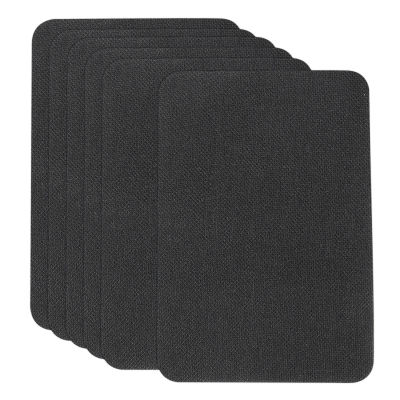 Parches de reparación autoadhesivos de tela de lino, parche de reparación de tela de sofá para muebles, reparación de ropa, 6 uds.