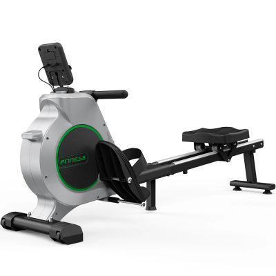 Máquina de remo magnética Formill QK530 con resistencia de 16 niveles, compatible con aplicación Bluetooth, monitor LCD, remo doméstico silencioso y fluido