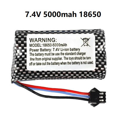 Cargador de Batería de 7.4V 5000mah MN82 para Coche de Control Remoto, Batería MN128 MN78 LC79 para Coche de Acrobacias RC con Sensor de Gestos SM3p