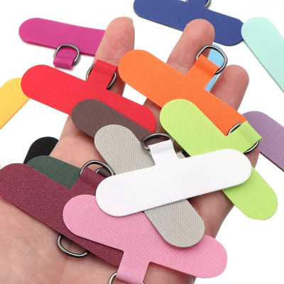 Junta Universal de correas de cordón para teléfono móvil, nailon antipérdida, desmontable, parche de cable colgante para teléfono, almohadilla de sujeción de eslinga de repuesto