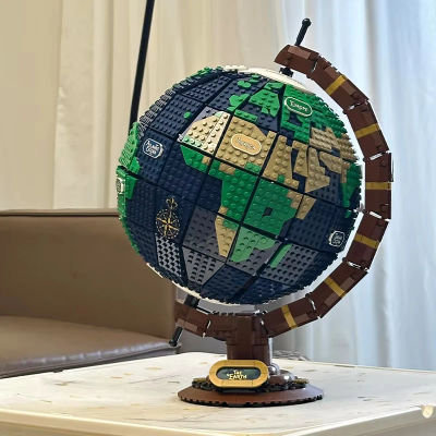Bloques de construcción de la Tierra de nuevo modelo para expertos en bricolaje, decoración de hogar de alta gama, muebles de escritorio, regalos ideales