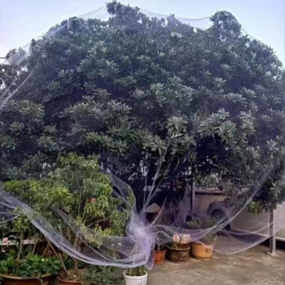 Malla de Protección Contra Aves de 4-10m, Malla Blanca para Control de Plagas e Insectos, Reutilizable, Suave, para Protección de Plantas y Vegetales
