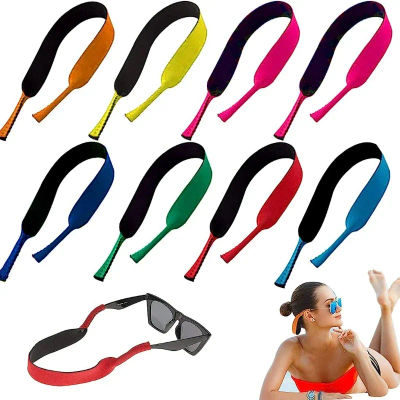 1 unidad de gafas flotantes, gafas de sol, banda elástica, correa, soporte de cordón, gafas de sol de neopreno, banda para gafas, cordón flotante 42*2cm