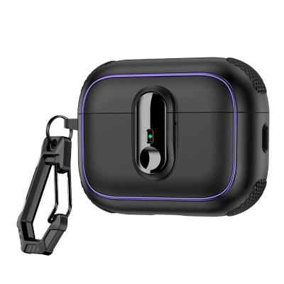 Funda Protectora para Auriculares AirPods Pro 3, Carcasa de TPU y PC Resistente a Impactos para AirPods Pro 2, 2.ª, 4.ª, 3.ª y 1.ª Generación con Gancho