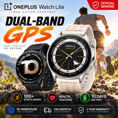 Reloj Inteligente OnePlus Watch Lite de 1.46 Pulgadas, 100 Modos Deportivos, Llamadas Bluetooth, GPS