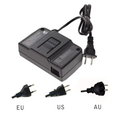 Para Nintendo N64 Adaptador de CA Convertidor de fuente de alimentación Cargador de pared para N64 UE EE. UU. AU enchufe Cable de alimentación Cargador de carga