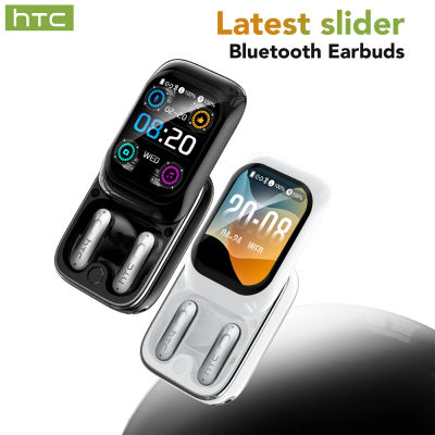 Auriculares HTC NE48 con Traductor IA, Pantalla Táctil Multifunción, Auriculares HIFI con Reducción de Ruido Bluetooth, con Micrófono, Resistentes al Agua IPX5