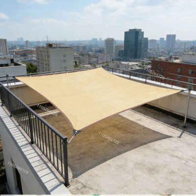 Malla de sombreo beige resistente a los rayos UV de HDPE, para plantas suculentas, cubierta para piscina exterior, jardín, con una tasa de uso del 75/80%