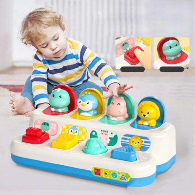 Juguete emergente de actividad interactiva para bebés, juguete con causa y efecto, juegos de desarrollo para bebés, juguetes educativos de aprendizaje Montessori