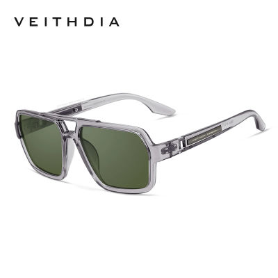 VEITHDIA, gafas de sol de nuevo estilo TR90, gafas con montura cuadrada, fotocromáticas, polarizadas, UV400, lentes de espejo antirreflectantes, gafas 79VX20