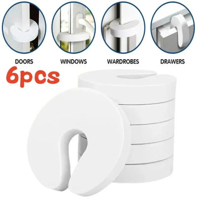 Protectores de pellizco para puerta de bebé, tapón Slam para puertas a prueba de bebés, protectores de espuma Extra suaves, seguridad para niños, protección para dedos, 6 uds.
