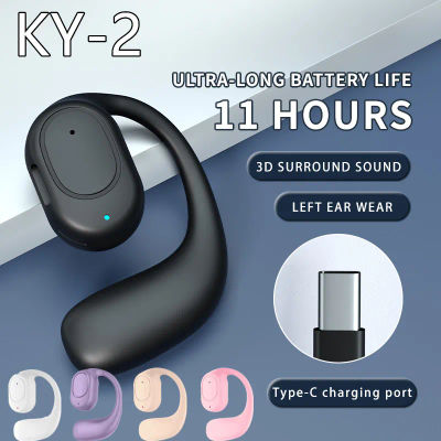 Auriculares inalámbricos Bluetooth KY2 conducción de aire OWS auriculares HiFi gancho para la oreja música deportes cancelación de ruido auriculares para teléfonos inteligentes