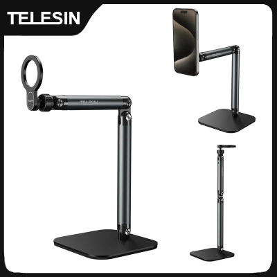 TELESIN Universal magnético teléfono móvil soporte de fotografía de liberación rápida soporte de teléfono de aleación de aluminio para teléfono inteligente