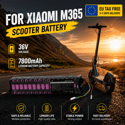 Batería de Litio 10S3P 36V 7.8Ah para Xm M356, Paquete de Baterías 18650 de 7800mAh, 60km de Autonomía, con Comunicación Bluetooth Impermeable