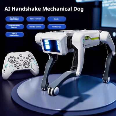 Perro Robot Inteligente con IA, Control Remoto, Acrobacias, Interacción por Voz, Programable, Juguete Biónico Bailarín