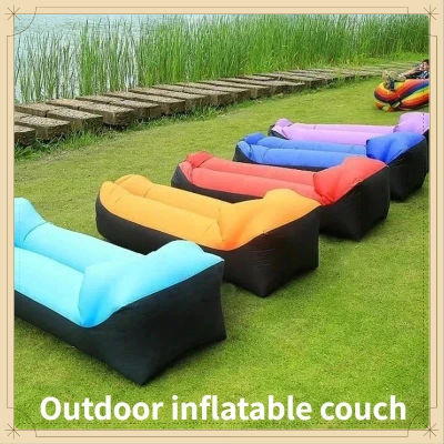 Sofá Inflable Portátil Plegable para Camping, Colchón de Aire Impermeable para Exteriores, Muebles de Playa y Ocio