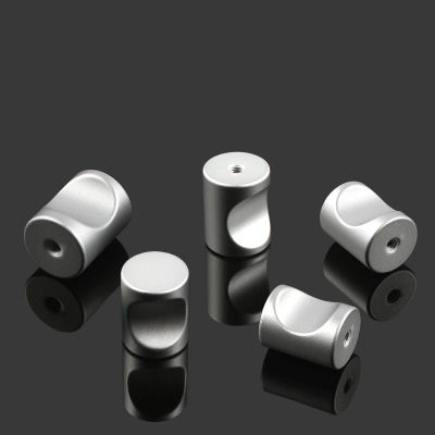 5/10/20 piezas perillas redondas de aleación de aluminio para puertas, manijas para armarios, cajones, cocina, baño, muebles, accesorios de Hardware
