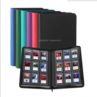 Carpeta para 9 Cartas Coleccionables, para YuGiOh, MTG, TCG, con Capacidad para más de 252 Cartas ​ Álbum para Guardar Tarjetas Impermeable